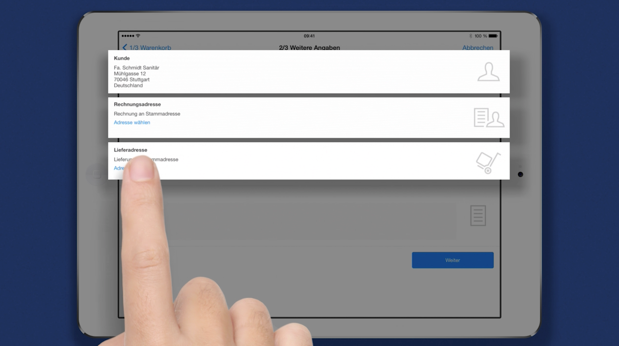 Produkttutorial_FacilityWorld_SalesApp_Verkauf