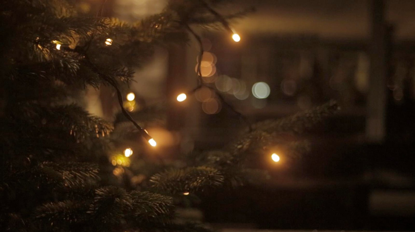 Weihnachten und Lichter